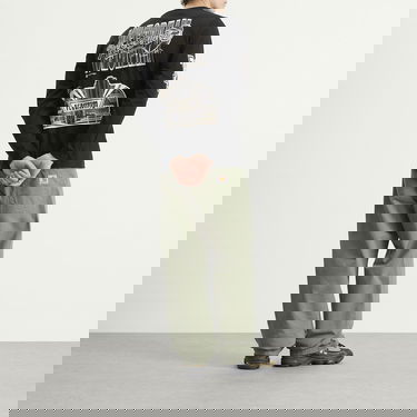 Tričko BBC IceCream Multi Graphic Longsleeve T-Shirt with Retro Woman Print Čierna | IC25434-BLK, 4