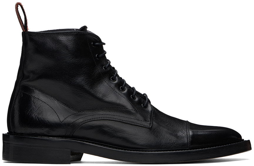 Oblečenie Paul Smith Paul Smith Leather Newland Boots Čierna | M1S-NEW01-MLEA-79, 0