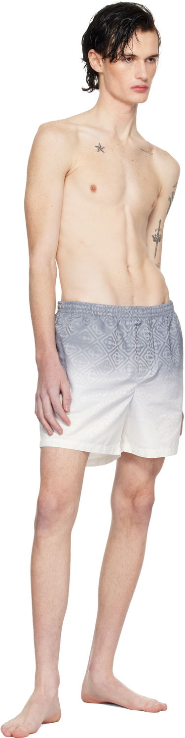 Plavky Casablanca Printed Swim Shorts Biela | MPS25-TR-224-02, 3