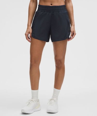 Šortky lululemon Track That High-Rise Lined Short 5" Čierna | prod11130485, 0