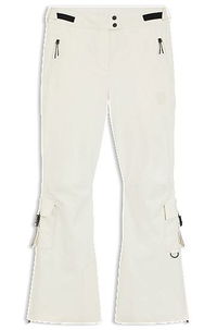 Ski trousers with water-repellent finish