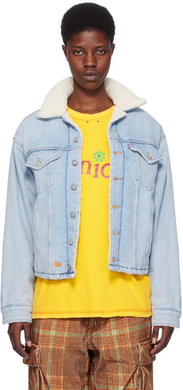 Bunda ERL ERL Denim Trucker Jacket Modrá | ERL07J201, 0