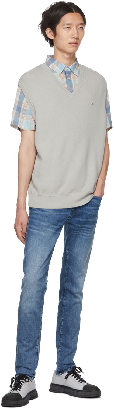 Sveter rag & bone Winslow Knit Vest Šedá | MBS22P012LL12, 3