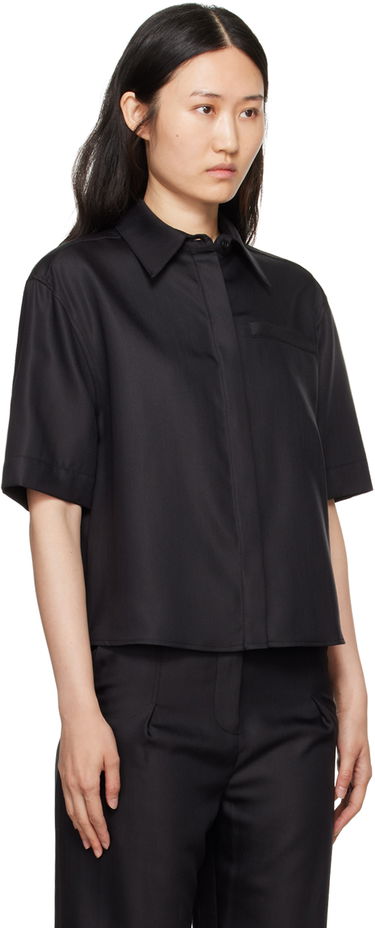 Košeľa Loulou de Saison Loulou de Saison Idana Short Sleeve Shirt Čierna | IDANA, 1