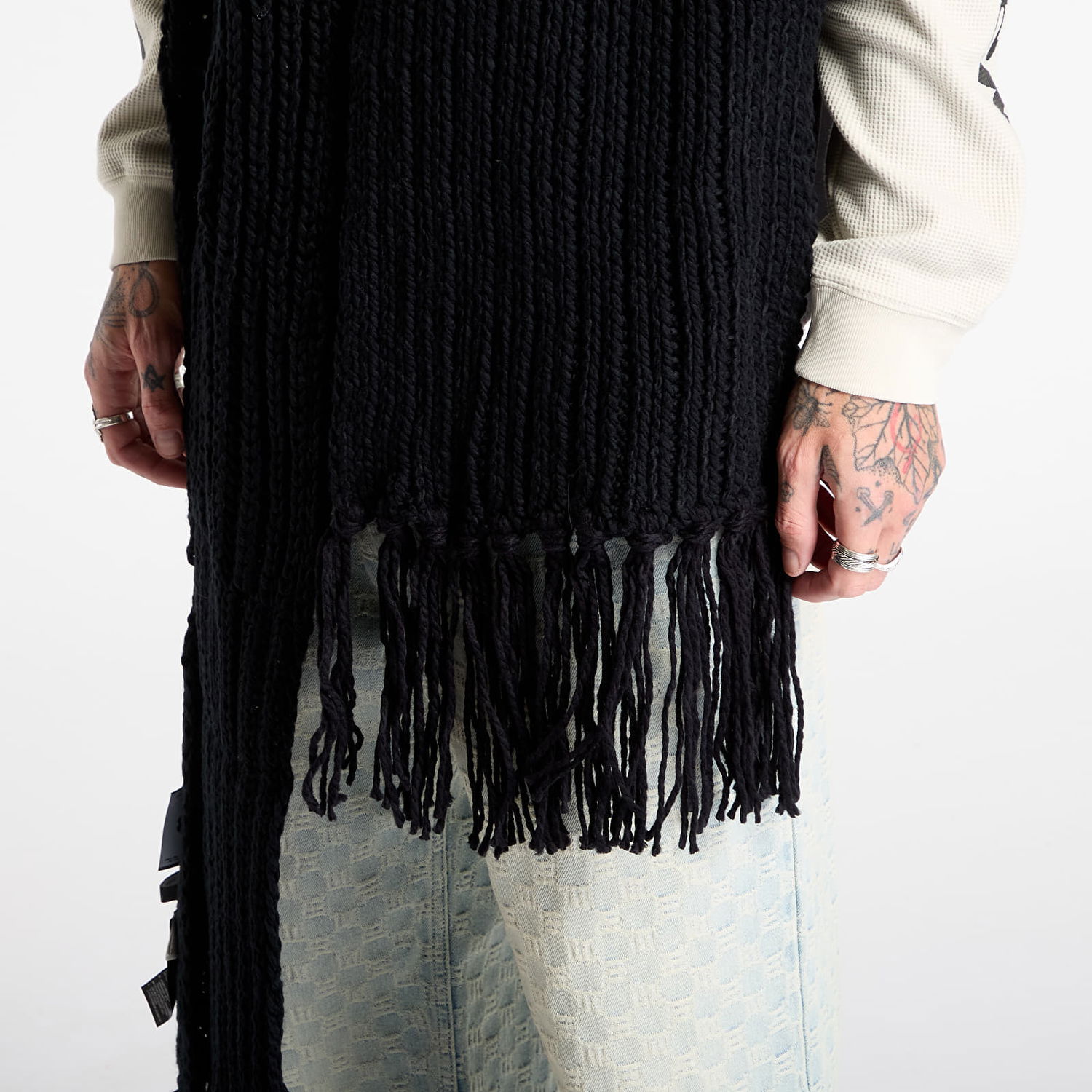 Šál Y-3 Y-3 Chunk Scarf Universal Čierna | JX8302, 1