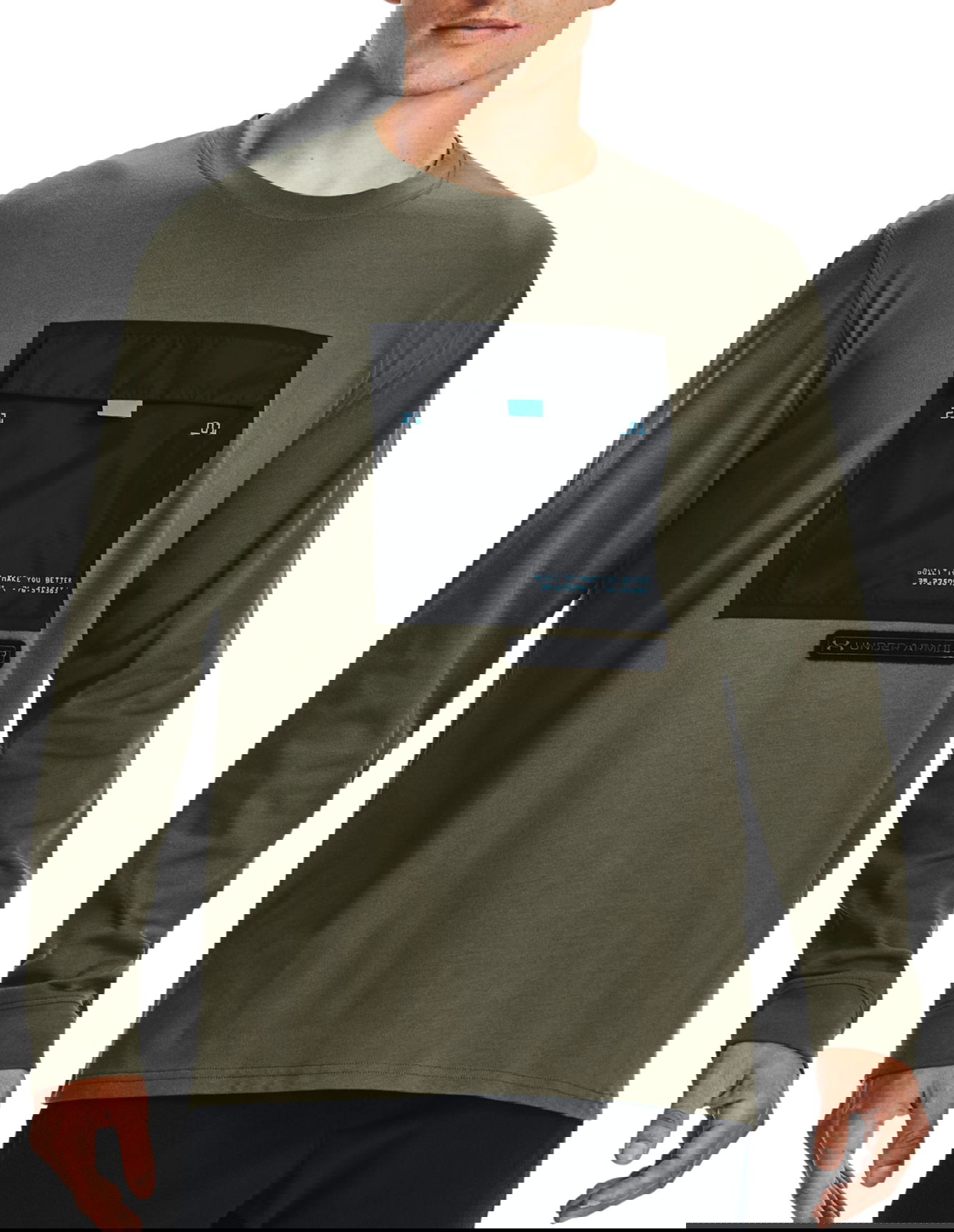 Tričko Under Armour UA UTILITY Long Sleeve T-Shirt Zelené | 1367967-390, 0