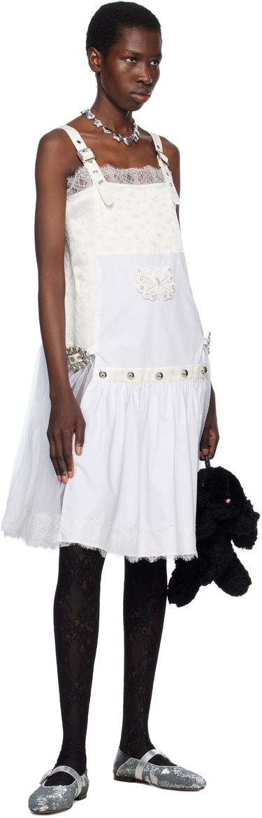 Šaty Chopova Lowena Chopova Lowena Nohow Nightie Midi Dress Biela | 1292, 3