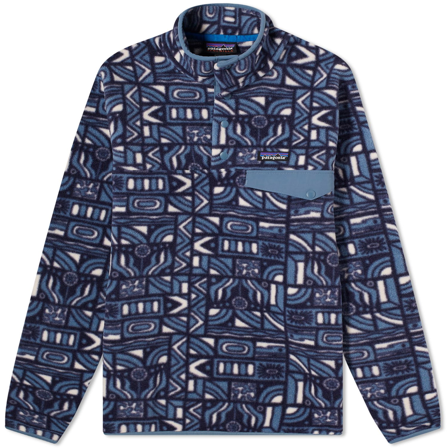 Mikina Patagonia Lightweight Synchilla Snap-T Pullover Fleece Navy | 25551-NVNY, 0