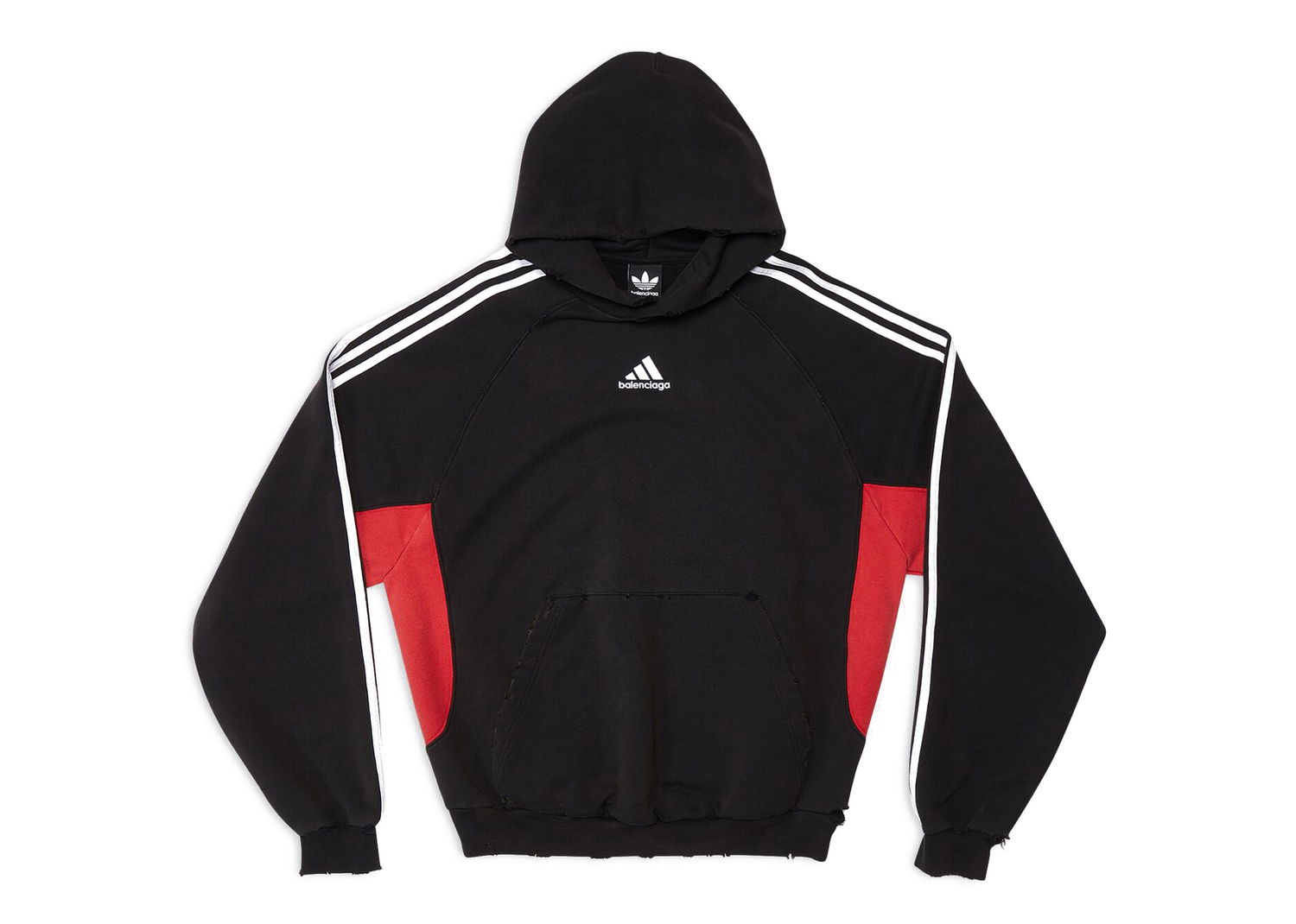 Mikina Balenciaga adidas x  Small Fit Hoodie Čierna | 715001TNVA81003, 0