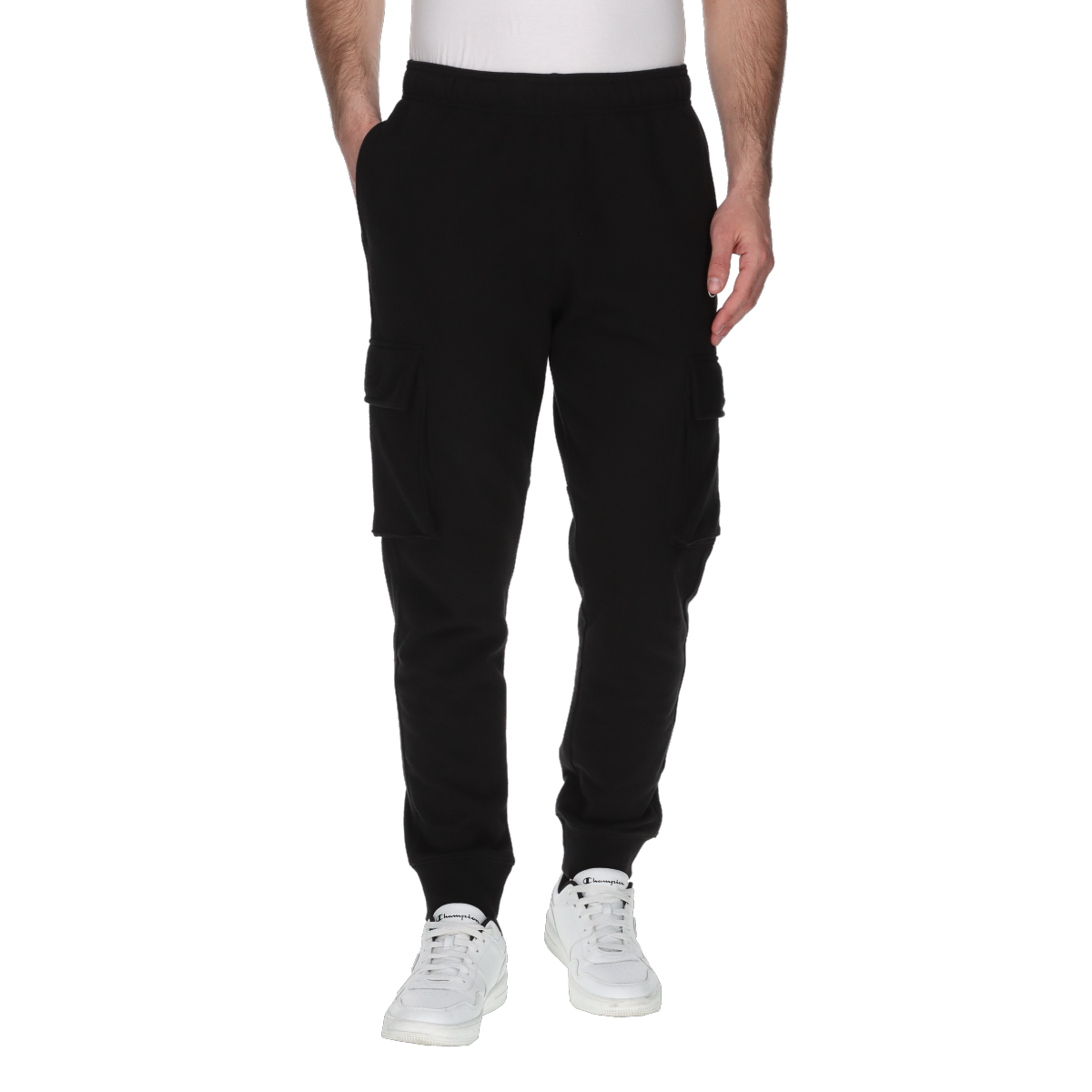 Cargo nohavice Champion Rib Cuff Cargo Pant Čierna | 220803-KK001, 0