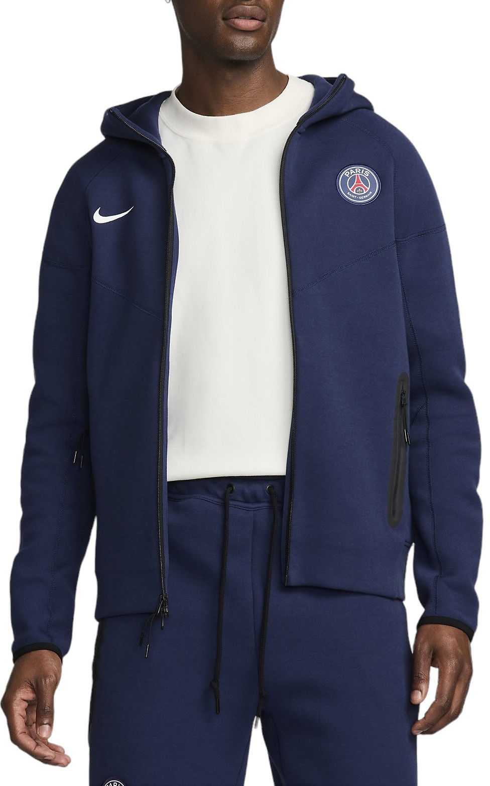 Mikina Nike PSG MNK TCHFLC FZWR HDY ESN Navy | fz7224-410, 0