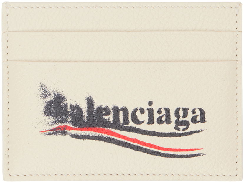 Peňaženka Balenciaga Off-White Cash Card Holder Béžová | 594309 2AA3B