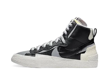 Nike sacai x Blazer Mid "Black Grey" BV0072-002