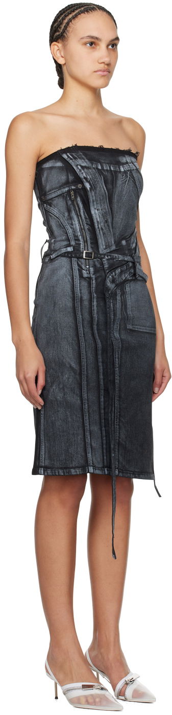 Šaty Ottolinger Ottolinger Belted Denim Minidress Modrá | 1704912, 1