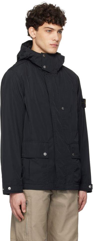 Parka Stone Island Stone Island Micro Twill Parka Čierna | K1S15 4100006 S0026, 1
