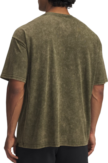 Tričko Under Armour Project Rock Washed Patch T-Shirt Zelené | 6006763-308, 2