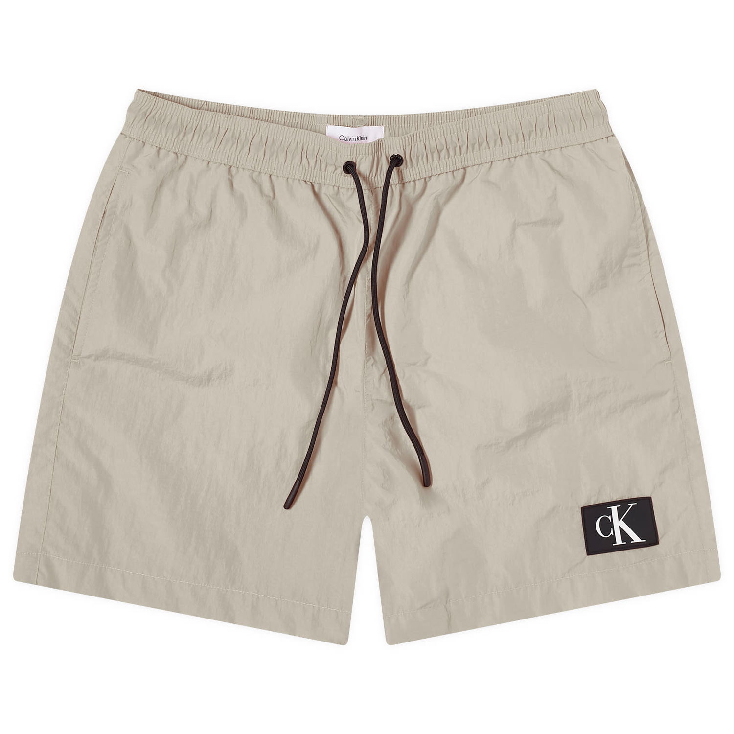 Šortky CALVIN KLEIN Monogram Logo Nylon Swim Šedá | KM0KM00980PE0, 0