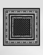 Bandanna-Print Silk Scarf