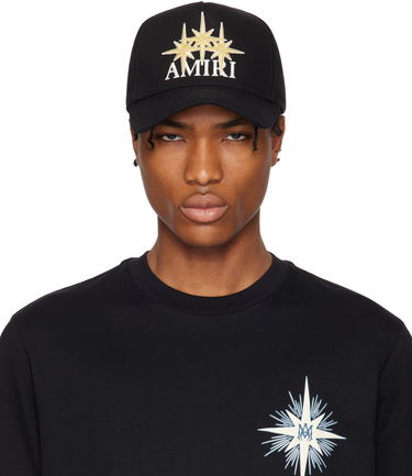 Šiltovka AMIRI AMIRI Starburst Baseball Cap Čierna | AMHACP1049, 0