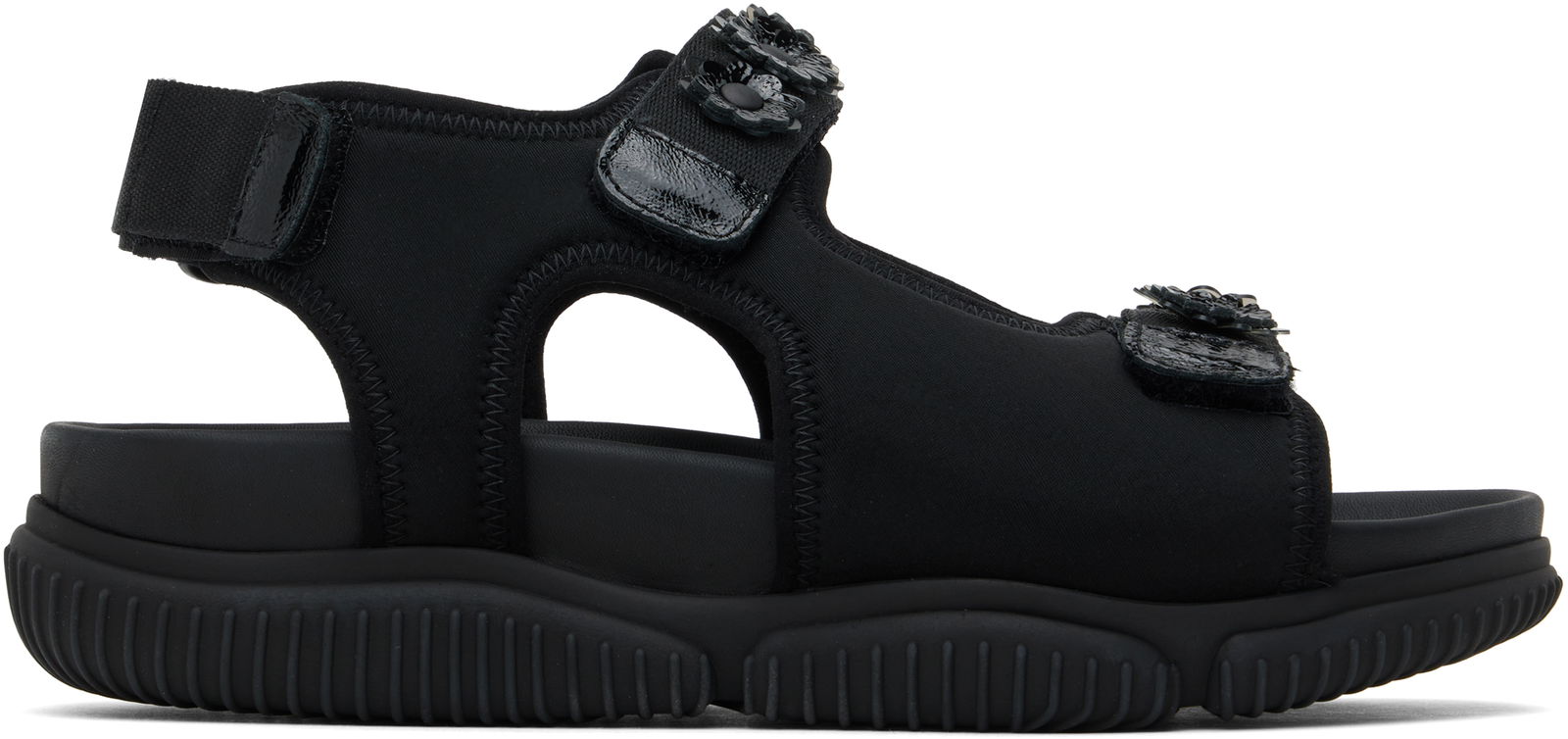 Valeria Flower Embellished Platform Sandals