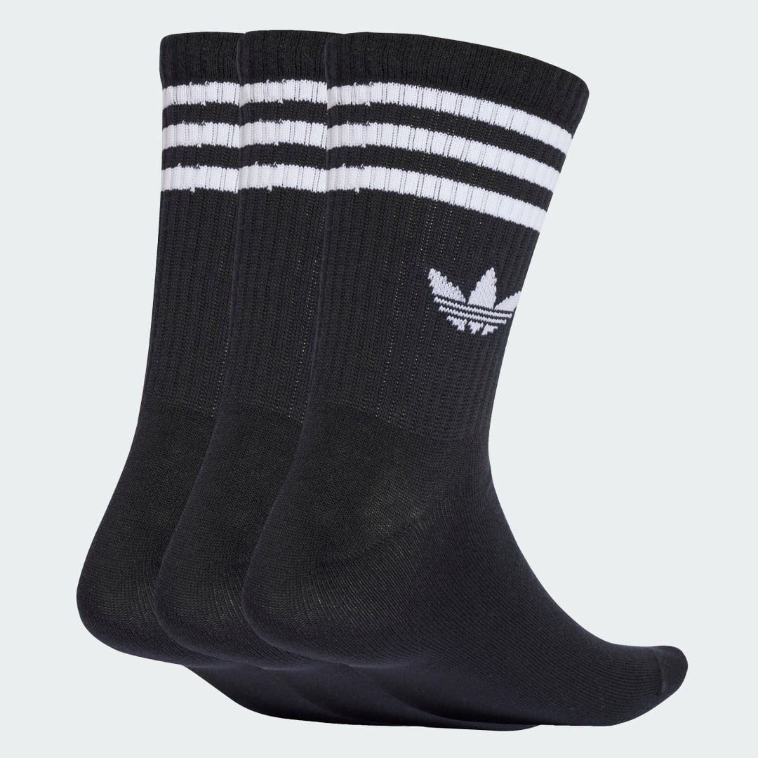Ponožky adidas Performance 3-Stripes Crew Socks - 3 Pairs Čierna | JV7402, 0