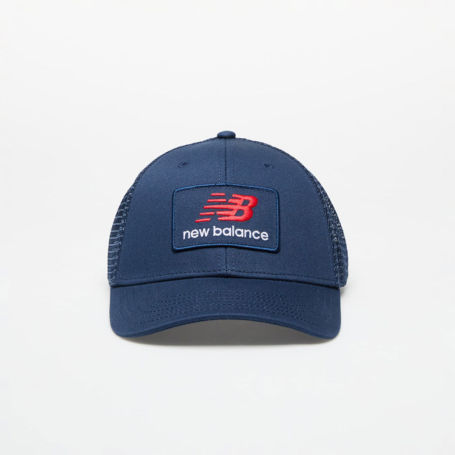 Šiltovka New Balance New Balance Stacked Patch Logo Trucker Cap Navy | LAH51016NNY, 0