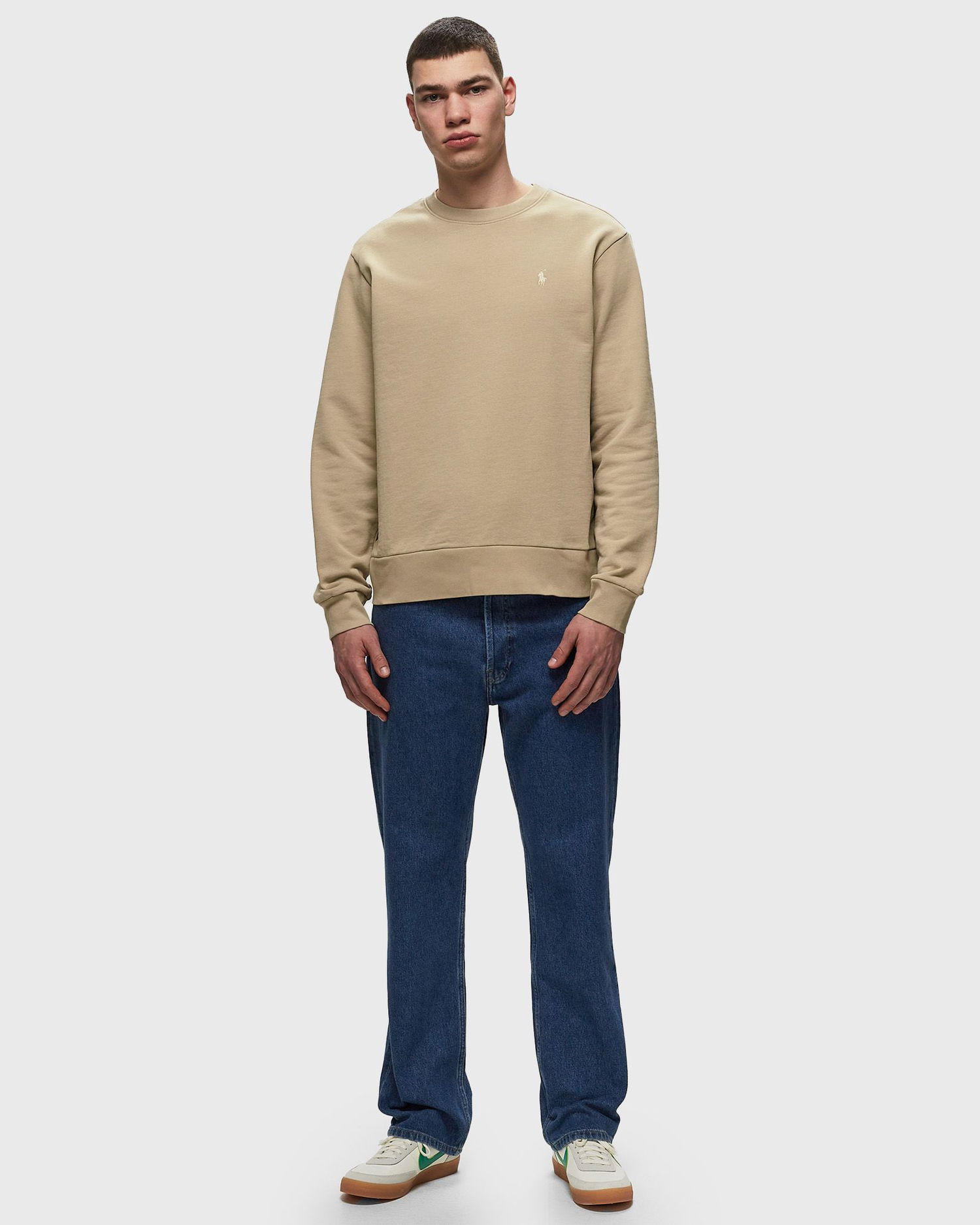 Mikina Polo by Ralph Lauren LSCNM1-LONG SLEEVE-SWEATSHIRT Béžová | 710916689014, 1