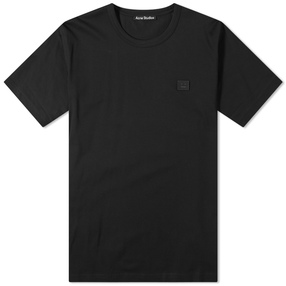 Tričko Acne Studios Nash Face Čierna | 25E173-900, 0