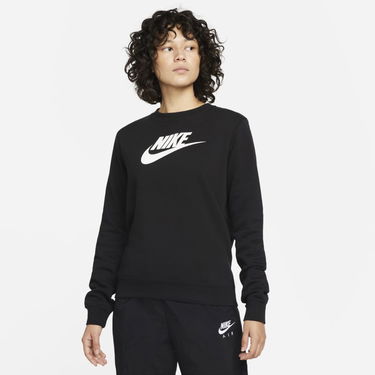 Mikina Nike Sportswear Club Fleece Logo Crew-Neck Sweatshirt Čierna | DQ5832-010, 0