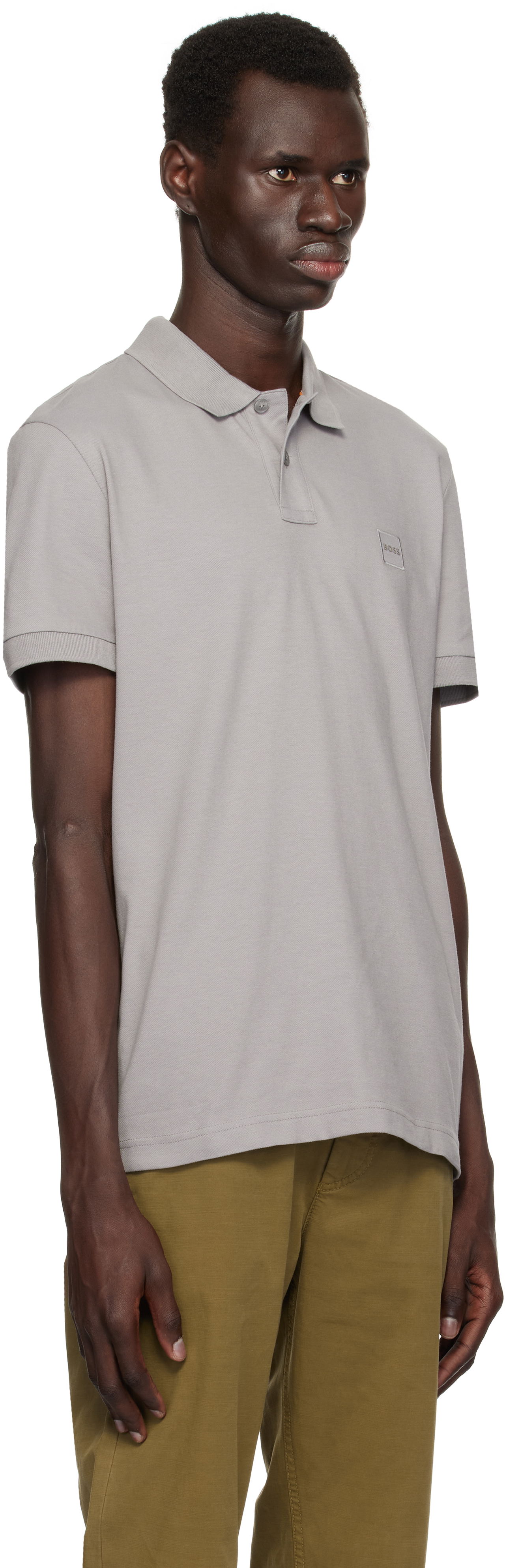 Polo tričko BOSS Patch Polo Čierna | 50507803, 1