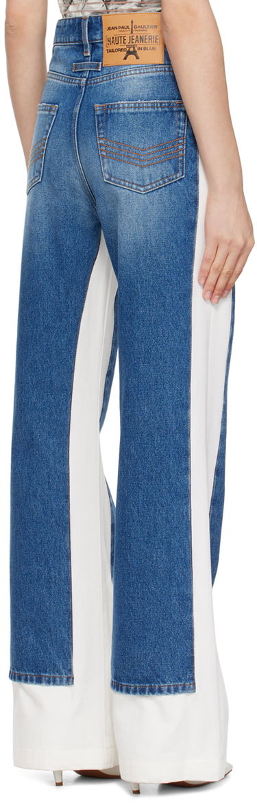Džínsy Jean Paul Gaultier Gaultier Paneled Flare Jeans Modrá | 24/25-F-JE125I-D013-5701, 2