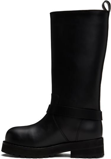 Oblečenie Off-White Off-White Off Track Leather Boots Čierna | OWIE045C99LEA0011072, 2