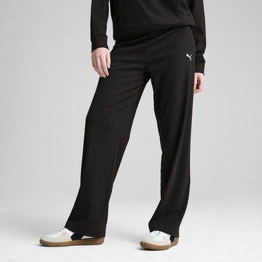 Nohavice Puma ESS ELEVATED Straight Leg Rib Pants Čierna | 685025_01, 0