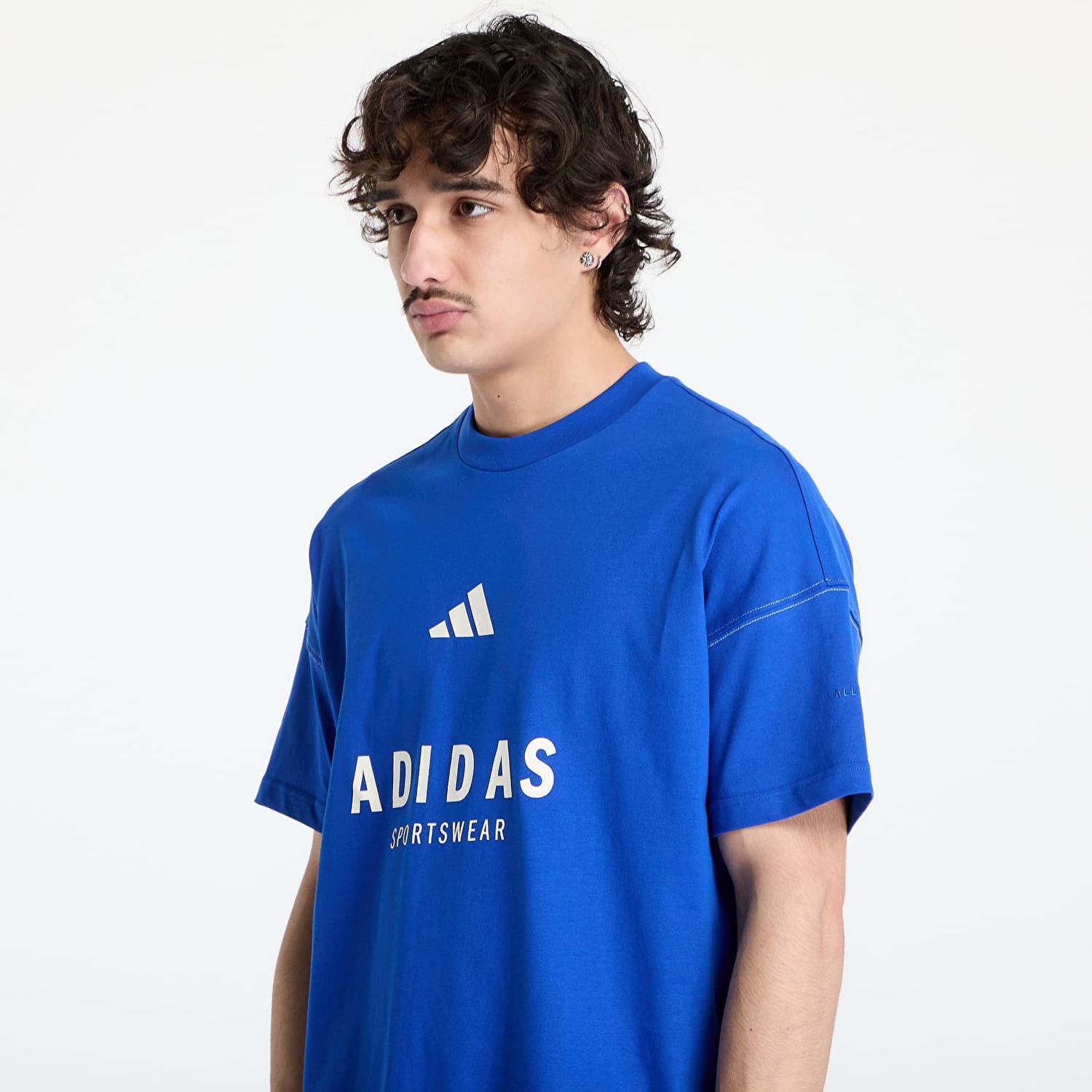 Tričko adidas Performance All Szn Graphic T-Shirt Modrá | JJ3661, 1