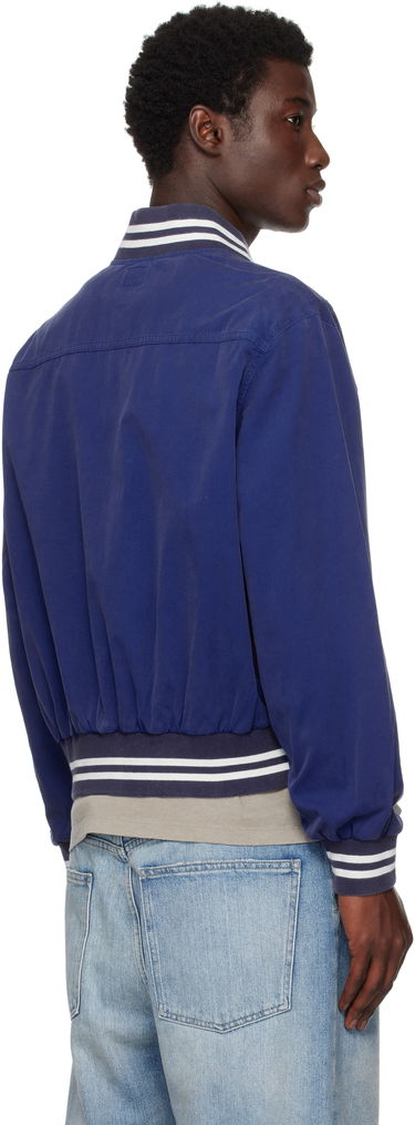 Bomber bunda Noah Noah Cotton Varsity Jacket Modrá | OW086SS25ROY, 2