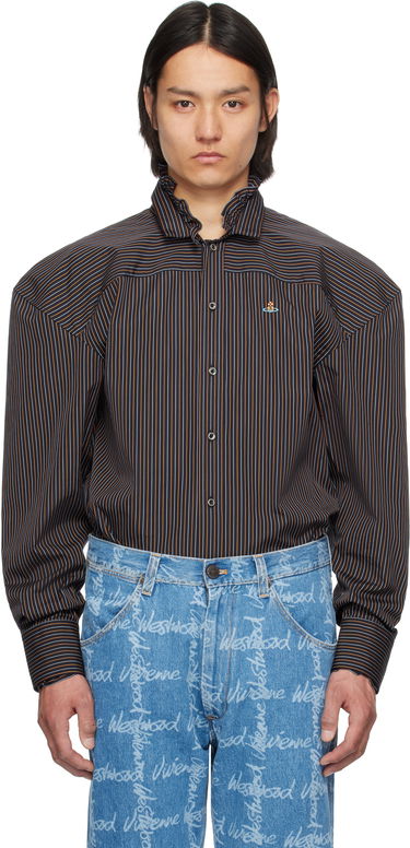 Košeľa Vivienne Westwood Vivienne Westwood Pinstripe Frilly Football Shirt Rôznofarebný | 3501001Y-W0127-, 0