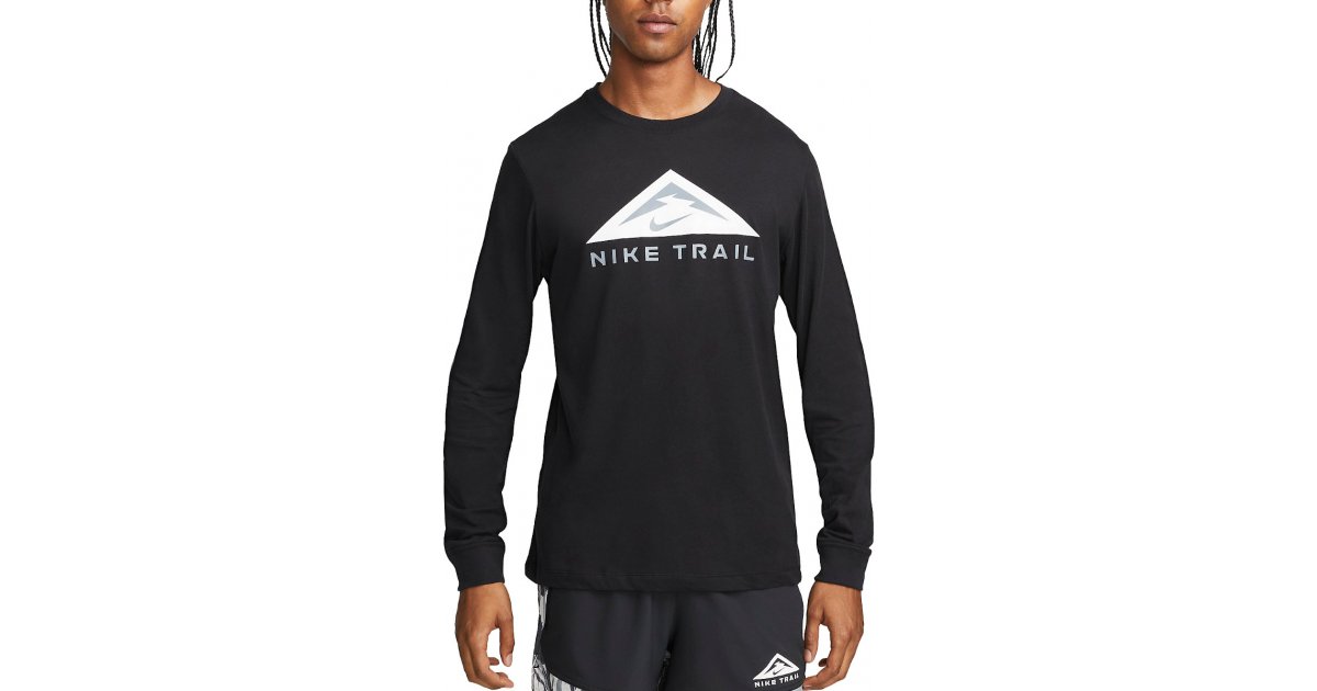Tričko Nike Dri-FIT Trail Running Long Sleeve T-Shirt Čierna | dv9381-010, 1