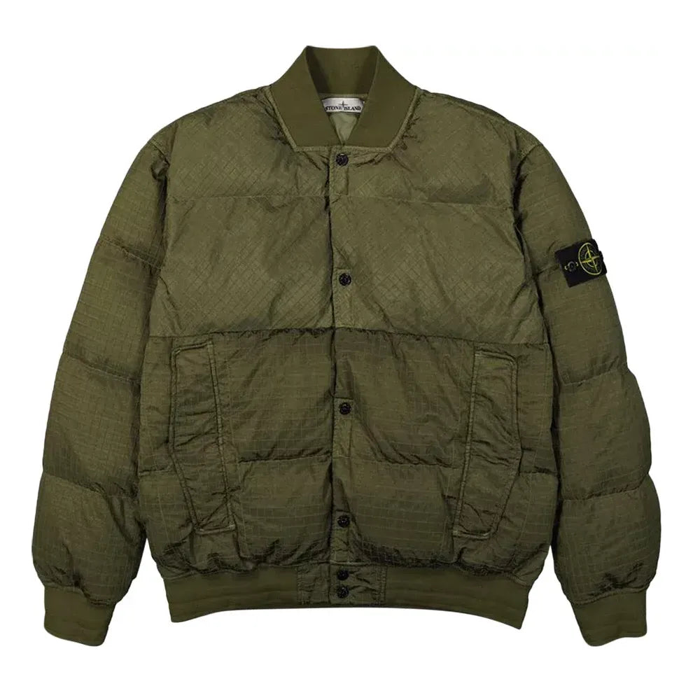Bomber bunda Stone Island Down Puffer Jacket Zelené | 791543232-V0058, 0
