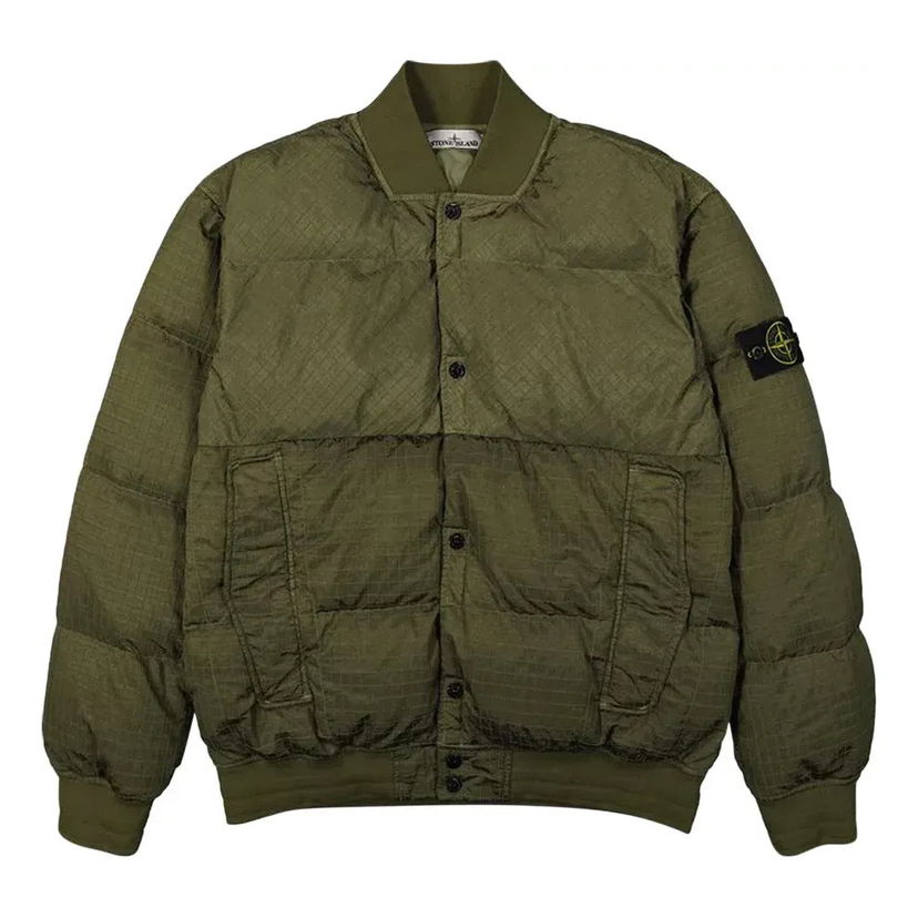 Bomber bunda Stone Island Down Puffer Jacket Zelené | 791543232-V0058
