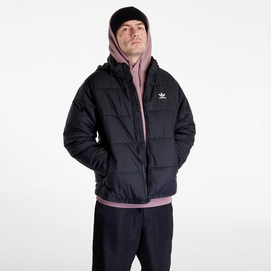 Prešívaná bunda adidas Originals Essentials Padded Puffer Jacket Čierna | HL9190, 0