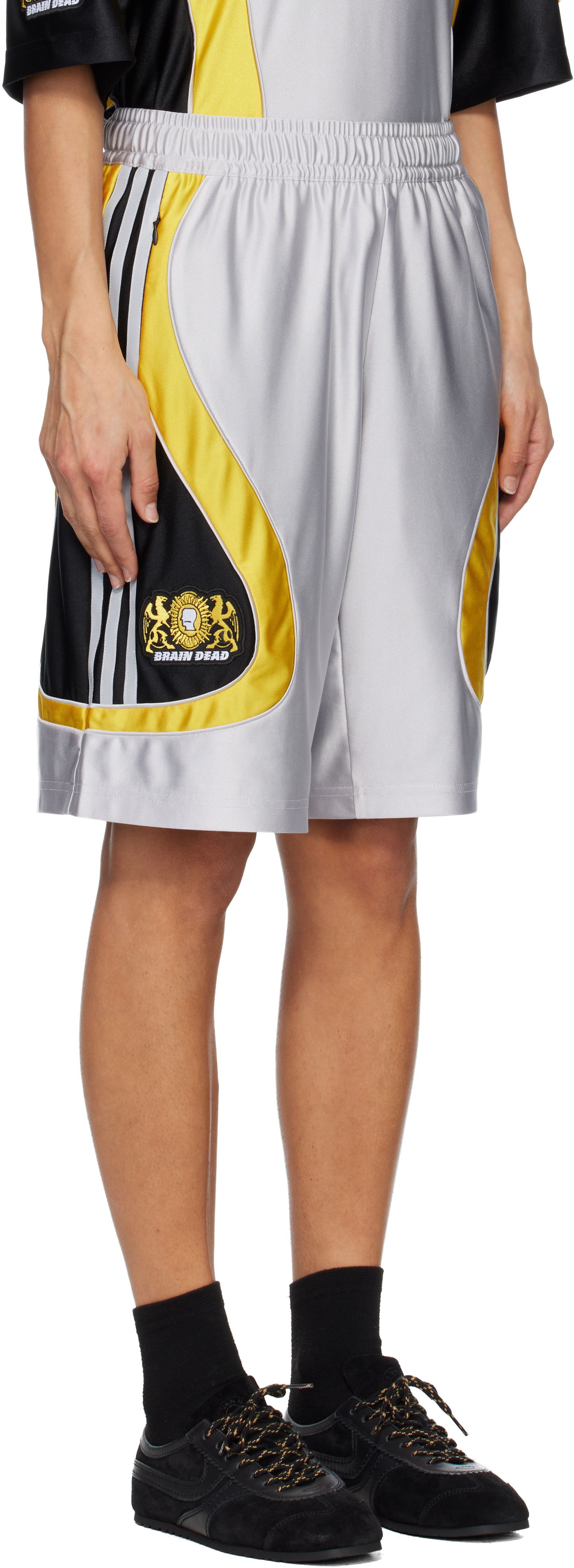 Šortky adidas Originals Brain Dead Edition Ribbed Elastic Waistband Jersey Shorts Rôznofarebný | JY7962, 1