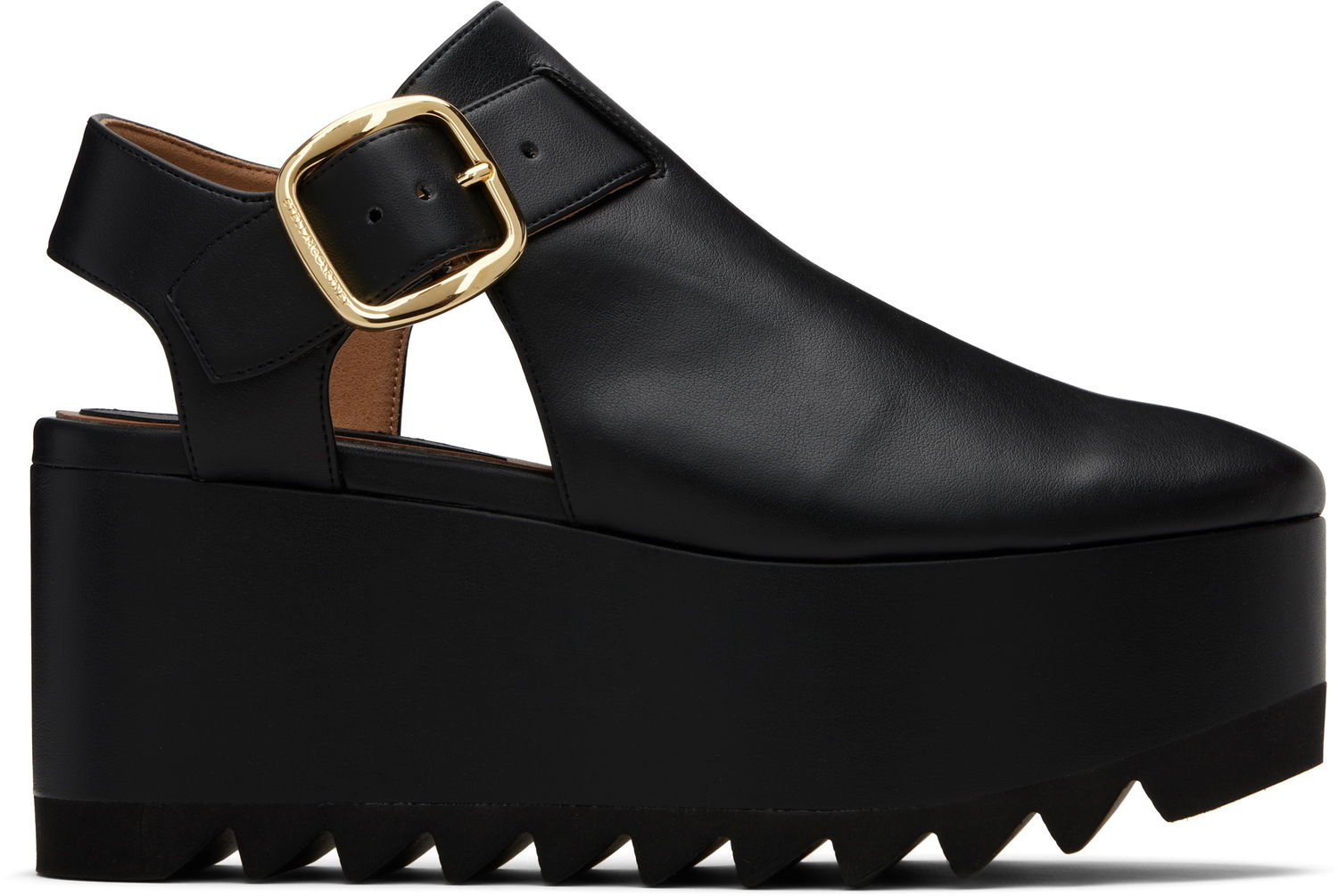 Tenisky a topánky Stella McCartney Stella McCartney Elyse Closed-Toe T-Bar Platform Sandals Čierna | 810555APADE0, 0