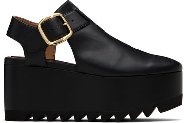 Tenisky a topánky Stella McCartney Stella McCartney Elyse Closed-Toe T-Bar Platform Sandals Čierna | 810555APADE0, 0