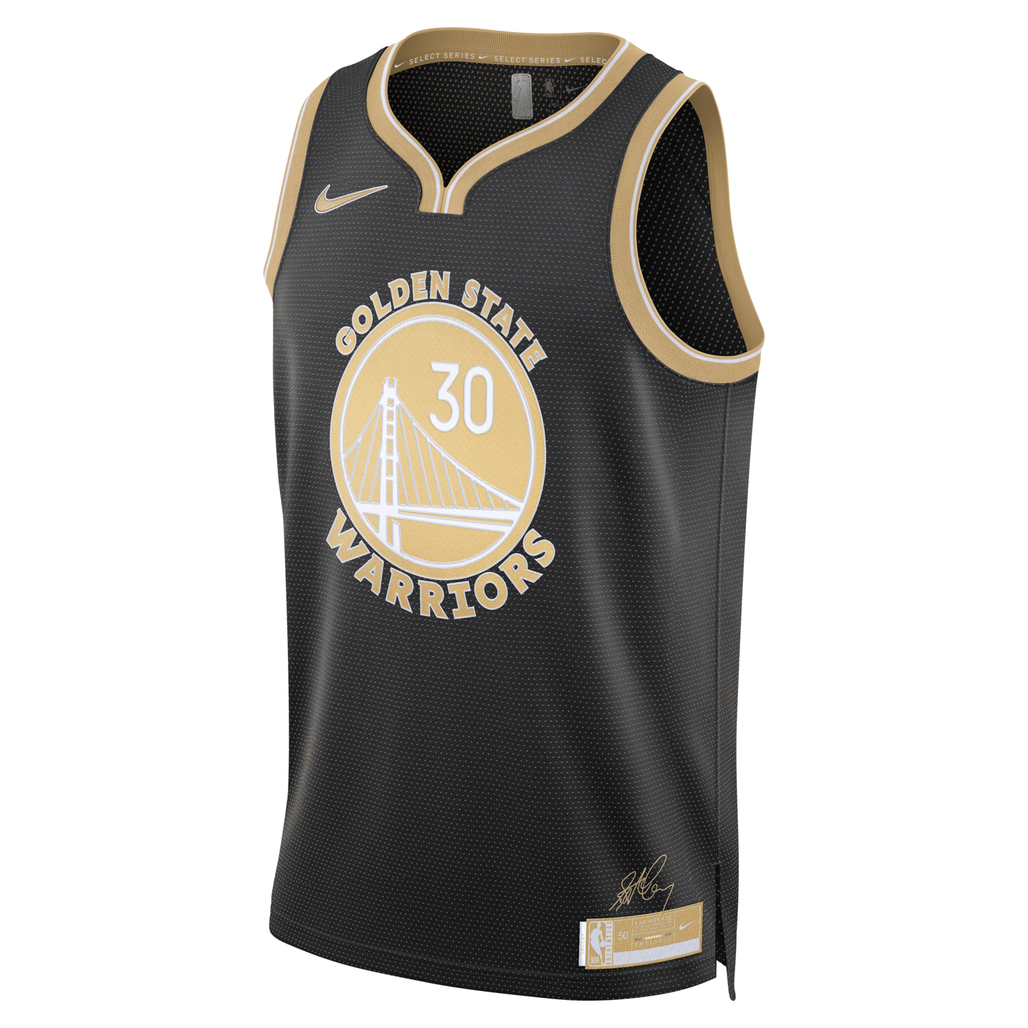 Dres Nike Dri-FIT NBA Swingman Stephen Curry Golden State Warriors 2024 Select Series Čierna | FN5907-053, 0