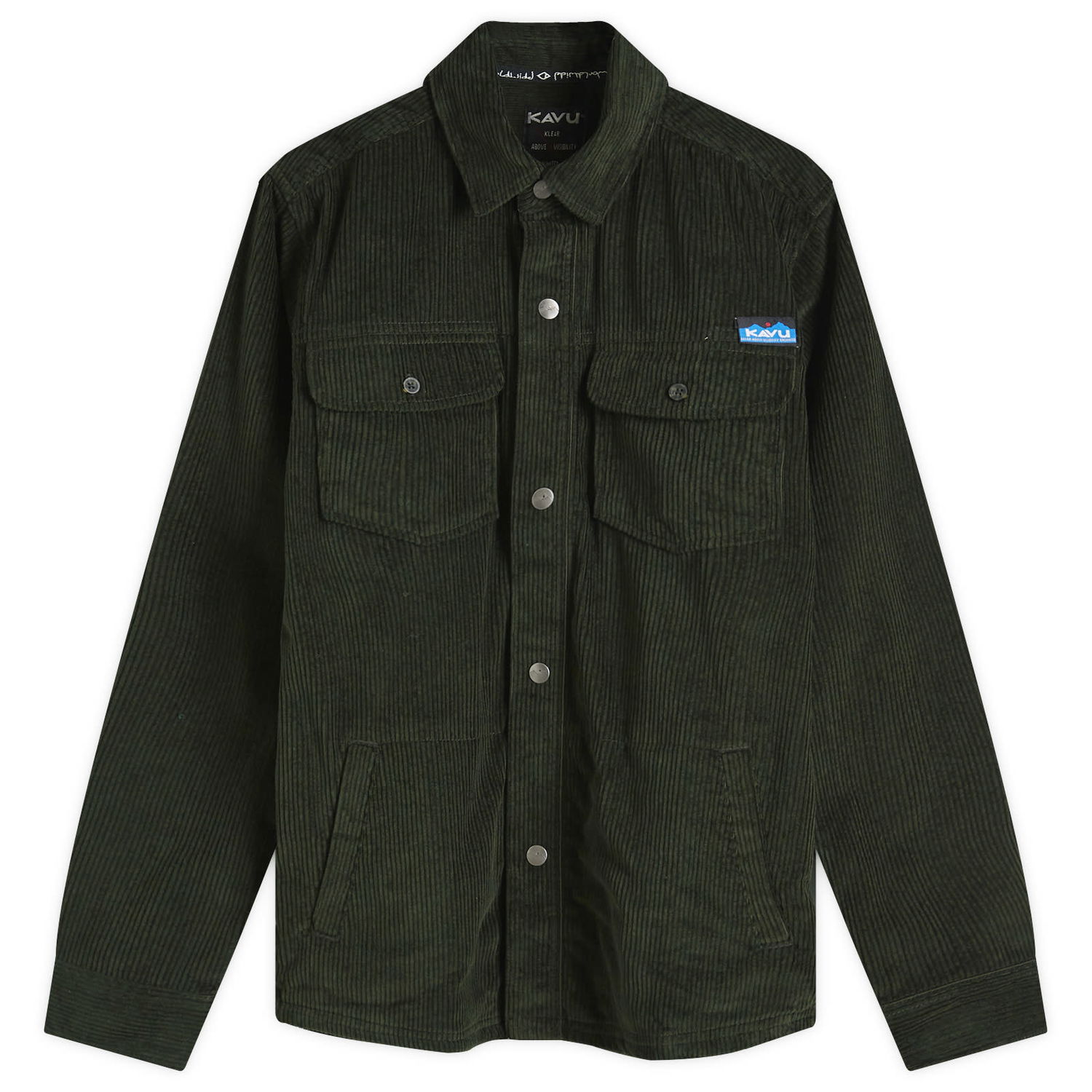 Košeľa KAVU Corduroy Shirt Jacket Zelené | 5163-2365, 0