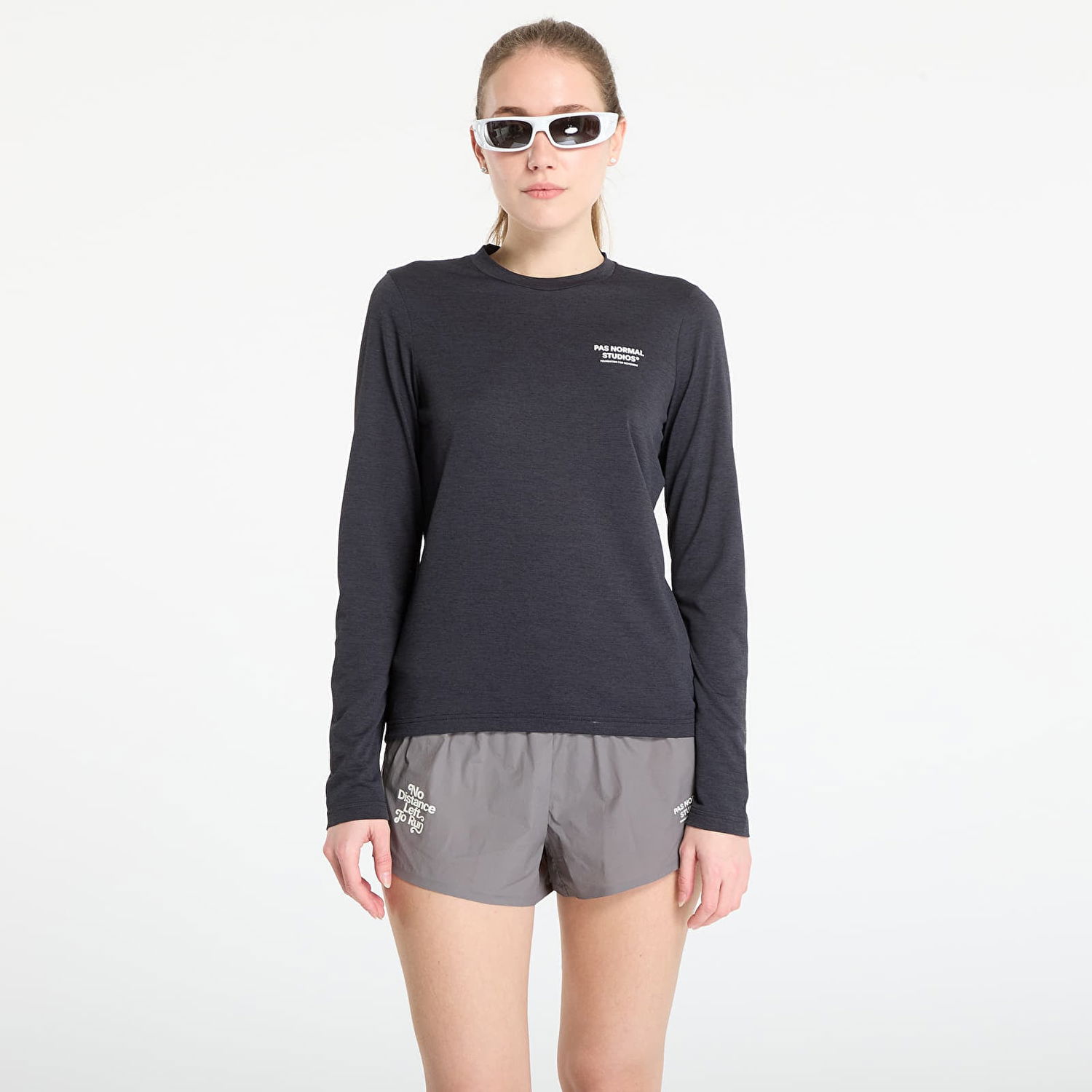 Tričko Pas Normal Studios Pas Normal Studios Balance Long Sleeve T-shirt Šedá | WQ2829AO-999, 0