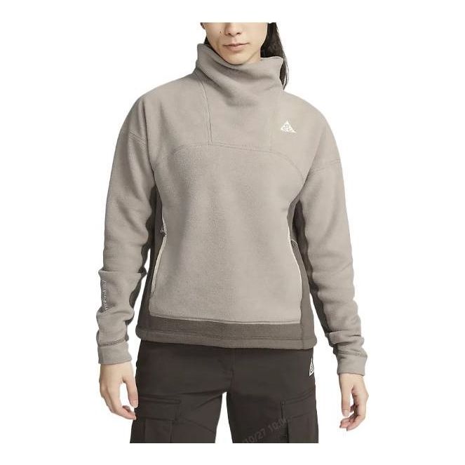 Mikina Nike ACG Wolf Tree Fleece Top Šedá | DQ5843-087