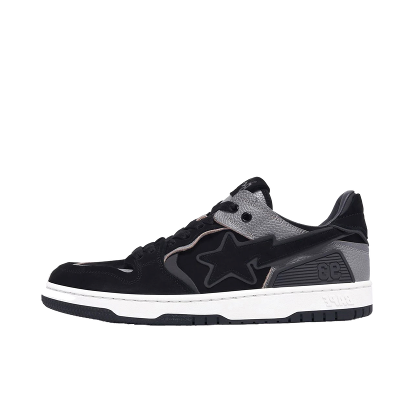 Tenisky a topánky BAPE A Bathing Ape Sk8 Sta #6 Black Čierna | 1K30-191-313-BLK/001FWK301313M-BLK