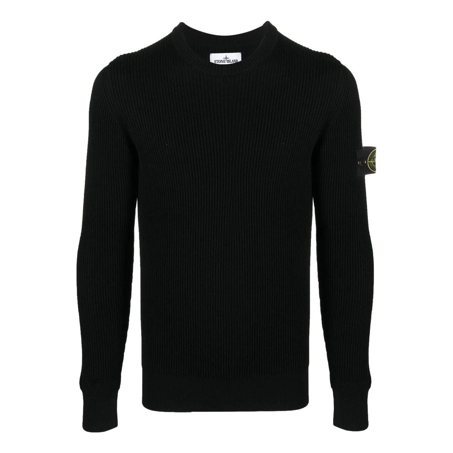 Sveter Stone Island Knitted Crewneck Sweater Čierna | 7915553C2-A0029, 0
