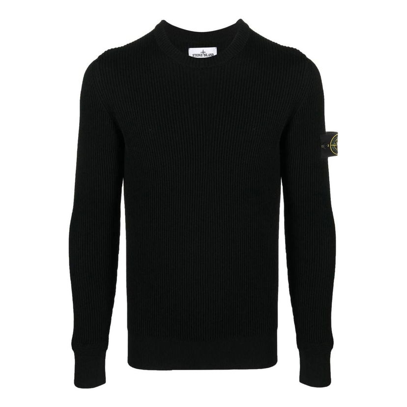 Sveter Stone Island Knitted Crewneck Sweater Čierna | 7915553C2-A0029